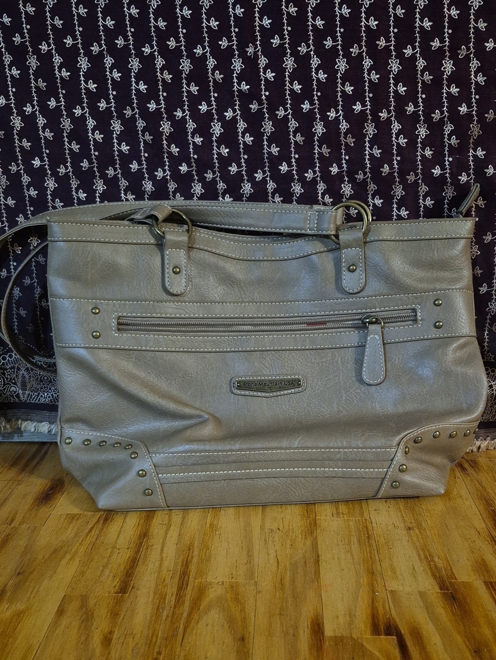 Grayish Brown Women’s Tote Bag - Unbranded